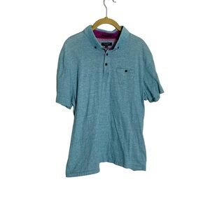 Ted Baker Blue Mens Polo Shirt 7/XXL